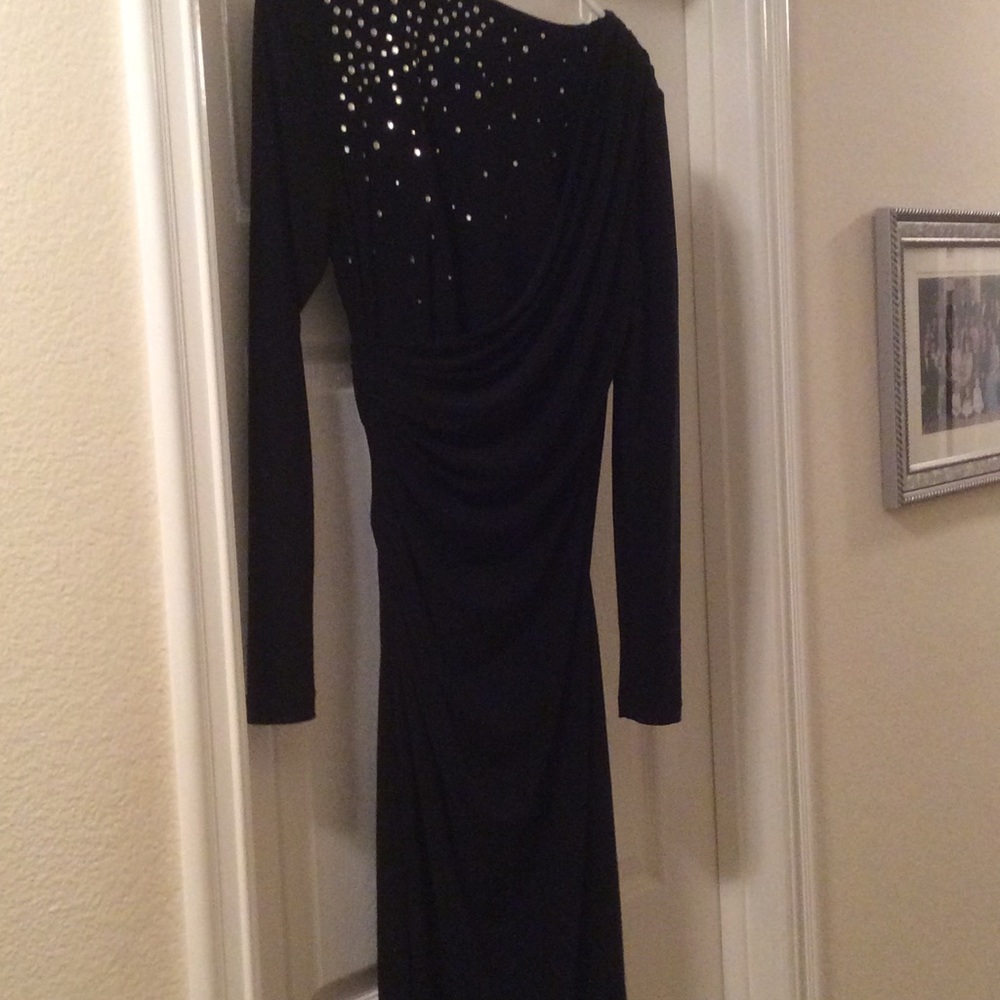 Black cocktail dress NWOT - Picture 3 of 5
